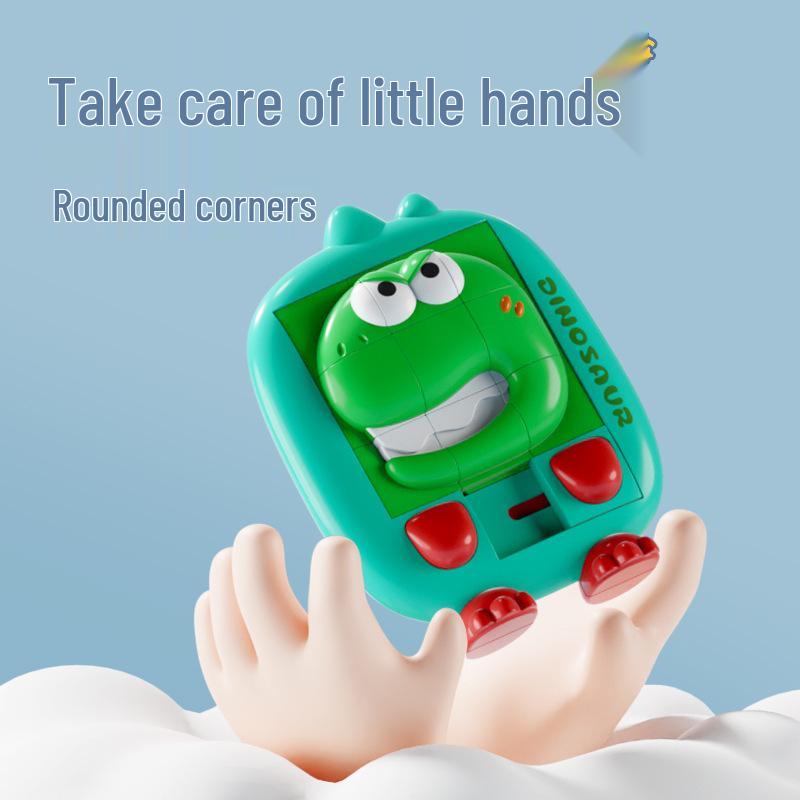 3D Мультяшная Головоломка с Животными: Развивающая игрушка «Динозавр и утка» для детей