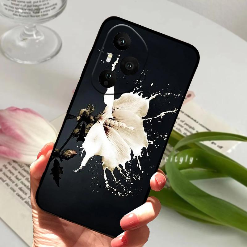 Чехол для Honor 400 Pro Fundas Роскошный Мягкий Силикон ТПУ Задняя Крышка Для Honor 400 Чехол для Телефона Полностью Защитный Корпус Бампер Honor400