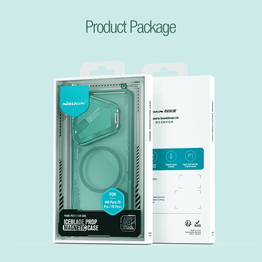 NILLKIN Для Huawei Pura 70 Pro Plus Case Iceblade Prop Магнитные чехлы для телефонов Противоударная задняя крышка