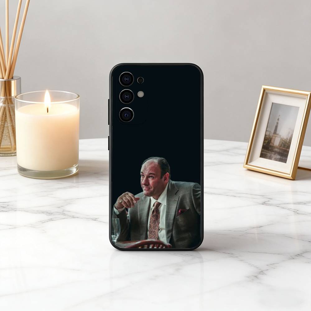 Чехол для телефона S-Sopranos Actor T-Tony для Samsung S25,S24,S21,S22,S23,S30,Ultra,S20,Plus,Fe, Мягкий силиконовый черный чехол