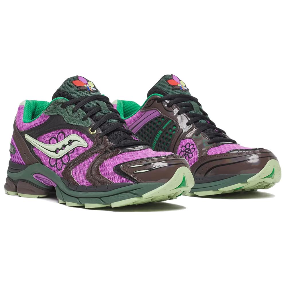 Jae Tips x Saucony ProGrid Triumph Victory 4 Беговые кроссовки Унисекс Фиолетовый Черный S70966-3