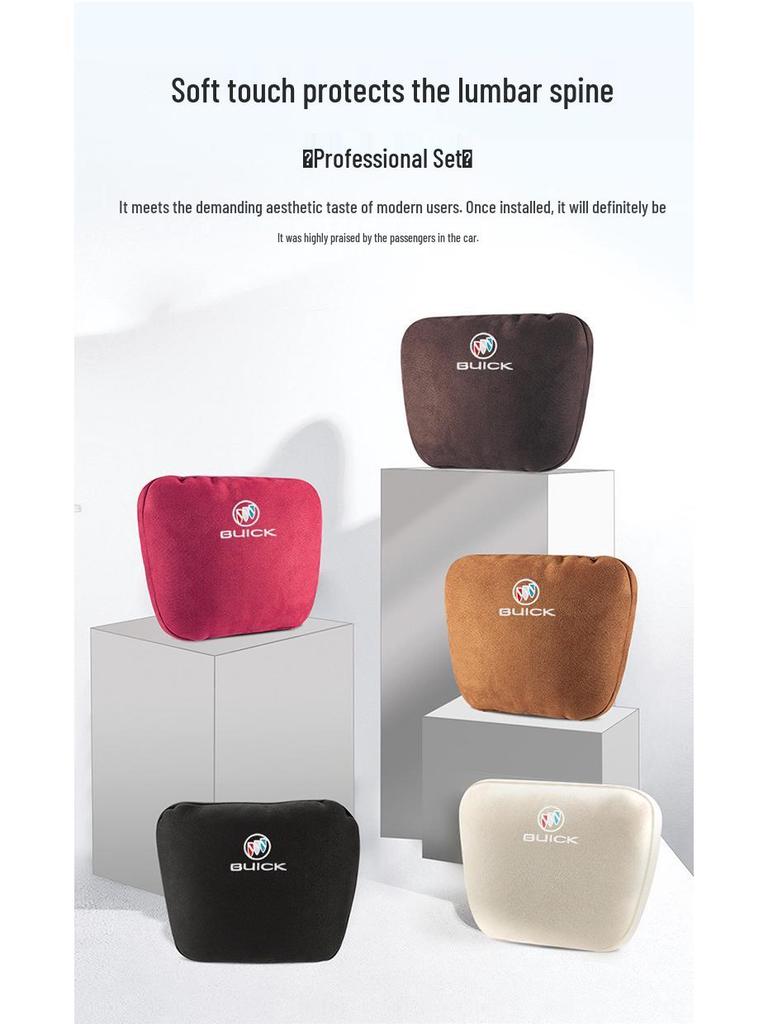 Buick Car Headrest & Lumbar Support Pillow: Regal, GL8, Excelle, LaCrosse
