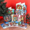 12pcs Christmas 5D Diamond Painting Greeting Card with Envelop 30 X 15cm