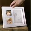 Набор для отпечатков лап питомца Фоторамка DIY Сувенир для Собаки Кошки Отпечаток Лапы/Ноги Глиной Мемориальная Рамка для Фото Подарок Декор Настольный