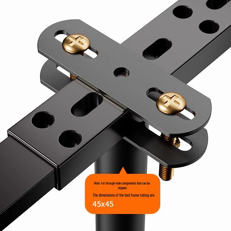 Adjustable Bed Support Frame & Load-Bearing Brackets