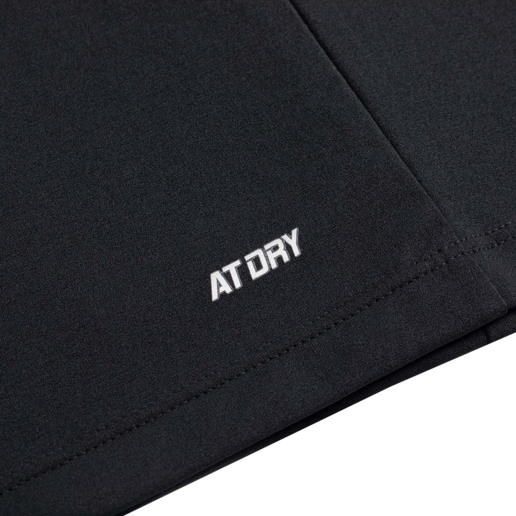 Li Ning Серия Бадминтон Футболка с принтом букв Быстросохнущая Круглый вырез Короткий рукав Топы Унисекс Черный AHSV047-1