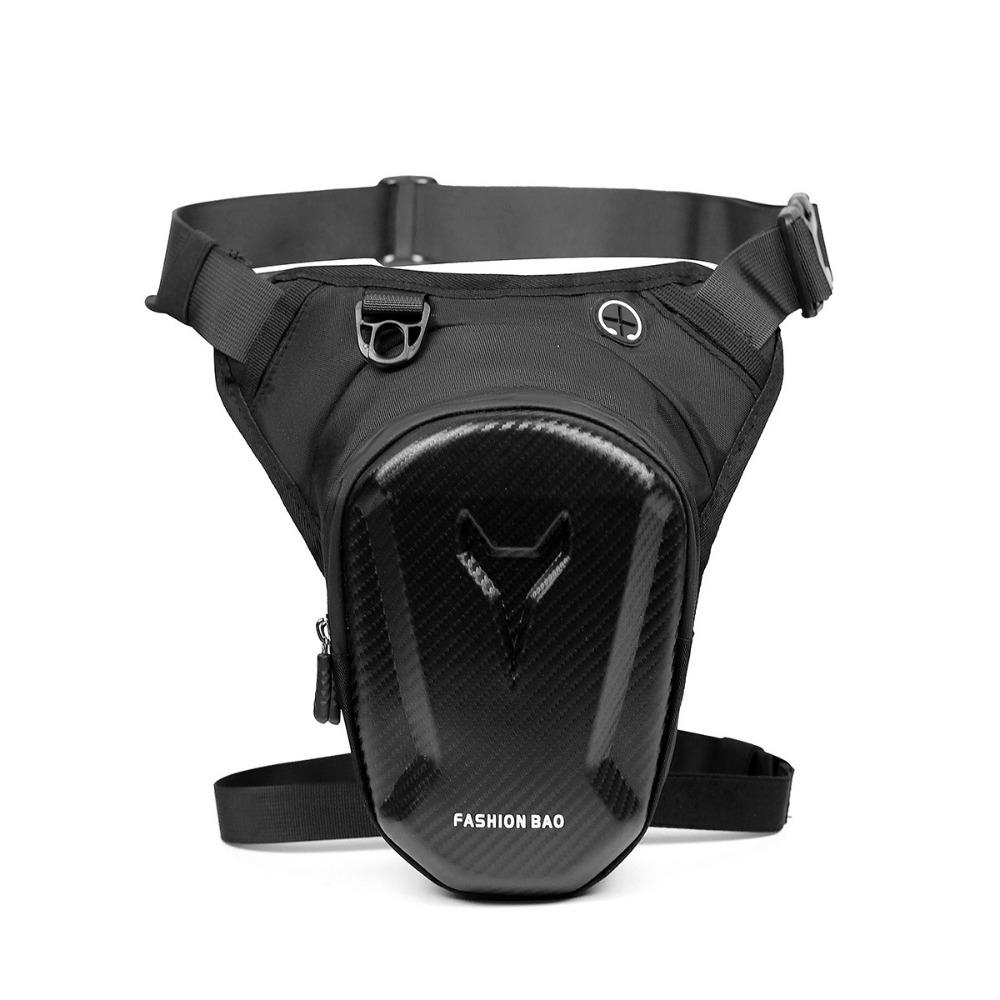 Hard Shell Motorcycle Leg Bag Waterproof Crossbody Bag Cycling Waist Pack Motorcycle