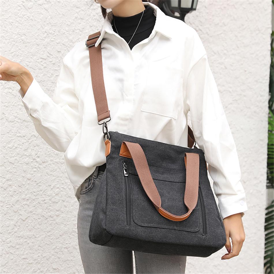 Новые женские сумки через плечо, молодежные женские сумки через плечо, сумки с верхней ручкой, сумки из высококачественного холста, женские сумки для отдыха, сумки-тоуты Bolsa