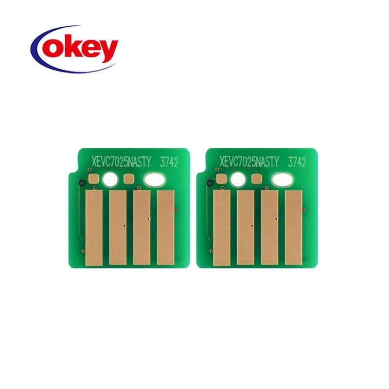 12pcs 106R03741 106R03742 106R03743 106R03744 Toner Cartridge Chip for Xerox VersaLink C7020 C7025 C7030 Printer