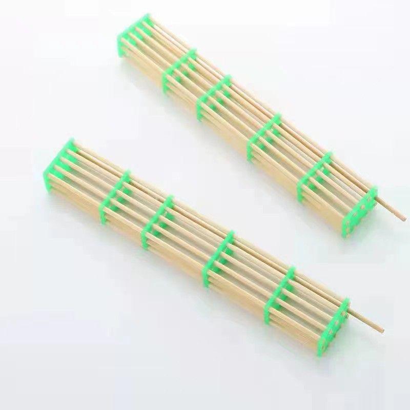 50 шт. Удлиненные бамбуковые клетки для маток, клетки для изоляции и транспортировки пчелиных маток, пчеловодческие инструменты