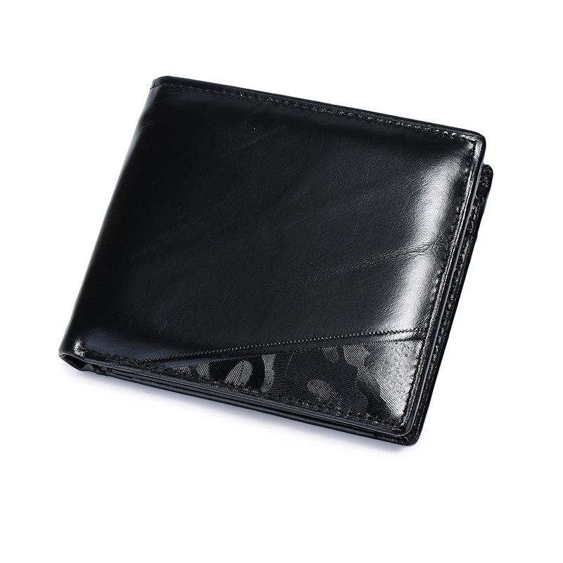 Men PU Leather Vintage Short Wallet Credit Card Holder Bifold Business Purse  Leather Wallet