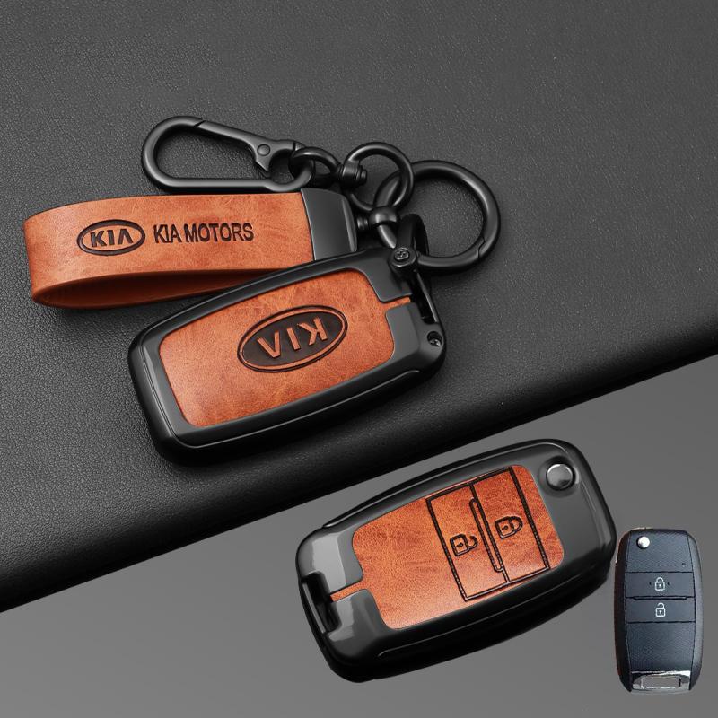 Чехол-брелок для ключа автомобиля Защитная оболочка Раскладной Для KIA RIO3 K2 K5 K4 K3 Sportege Picanto Soul Ceed Cerato Sorento Stinger Forte Optima dmzu30