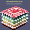 Disposable 5-Compartment Food Containers with Lids