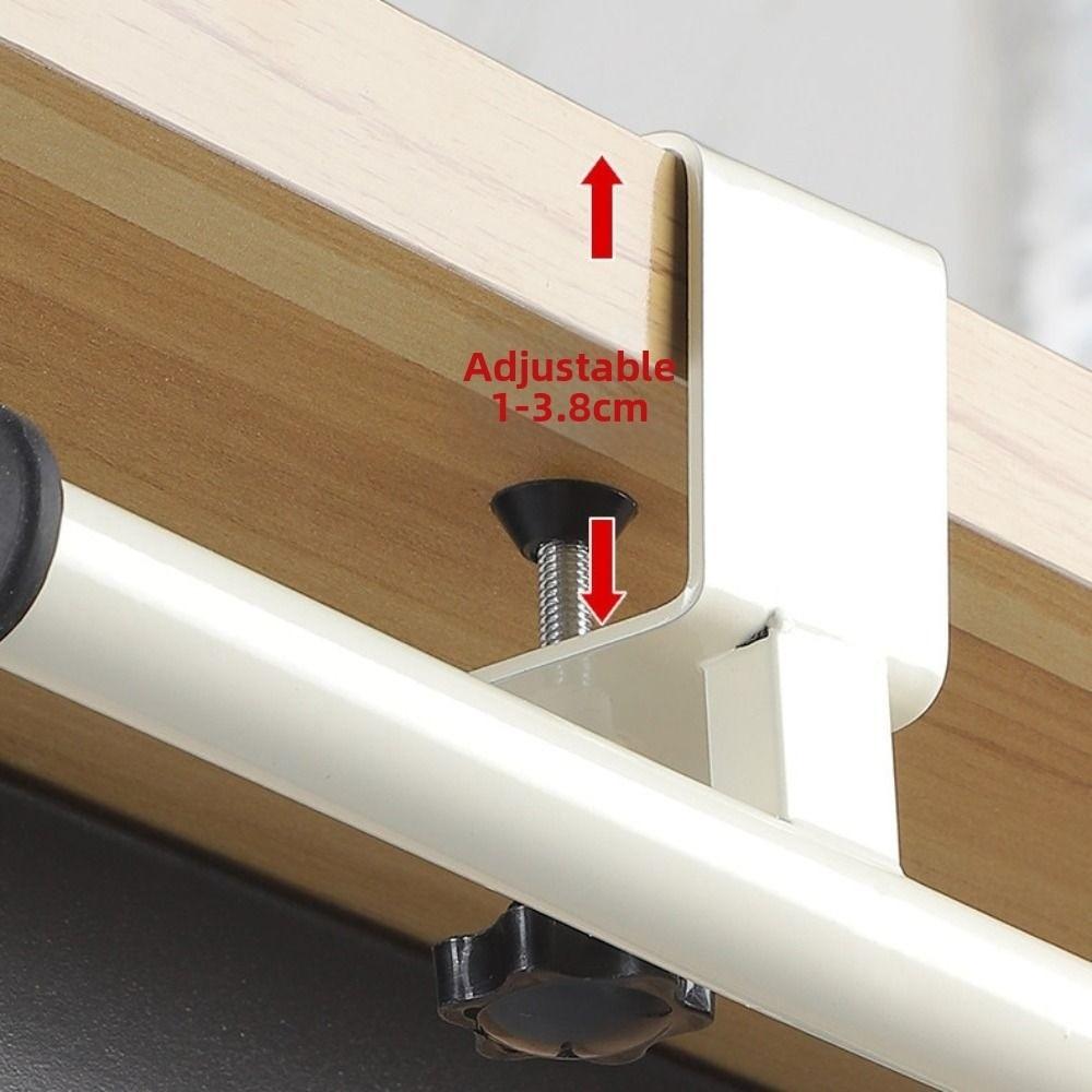 Clamp on Desk Mounted Hook Adjustable Desk Side Handbag Rack New Desk Edge Hook Home Office