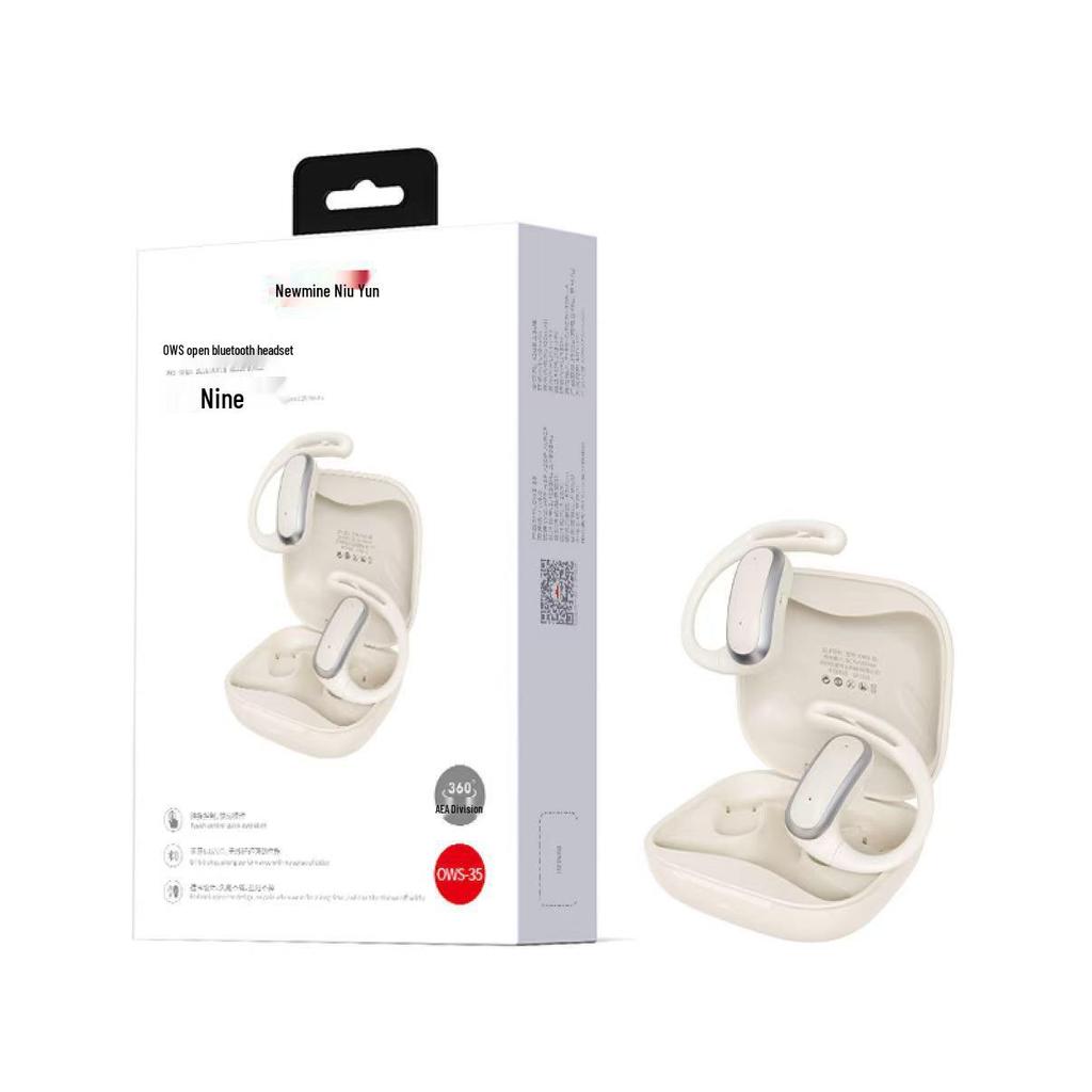 Newman OWS-35 Bluetooth-наушники с открытым ухом и зажимом, с долгим временем работы, для бега.