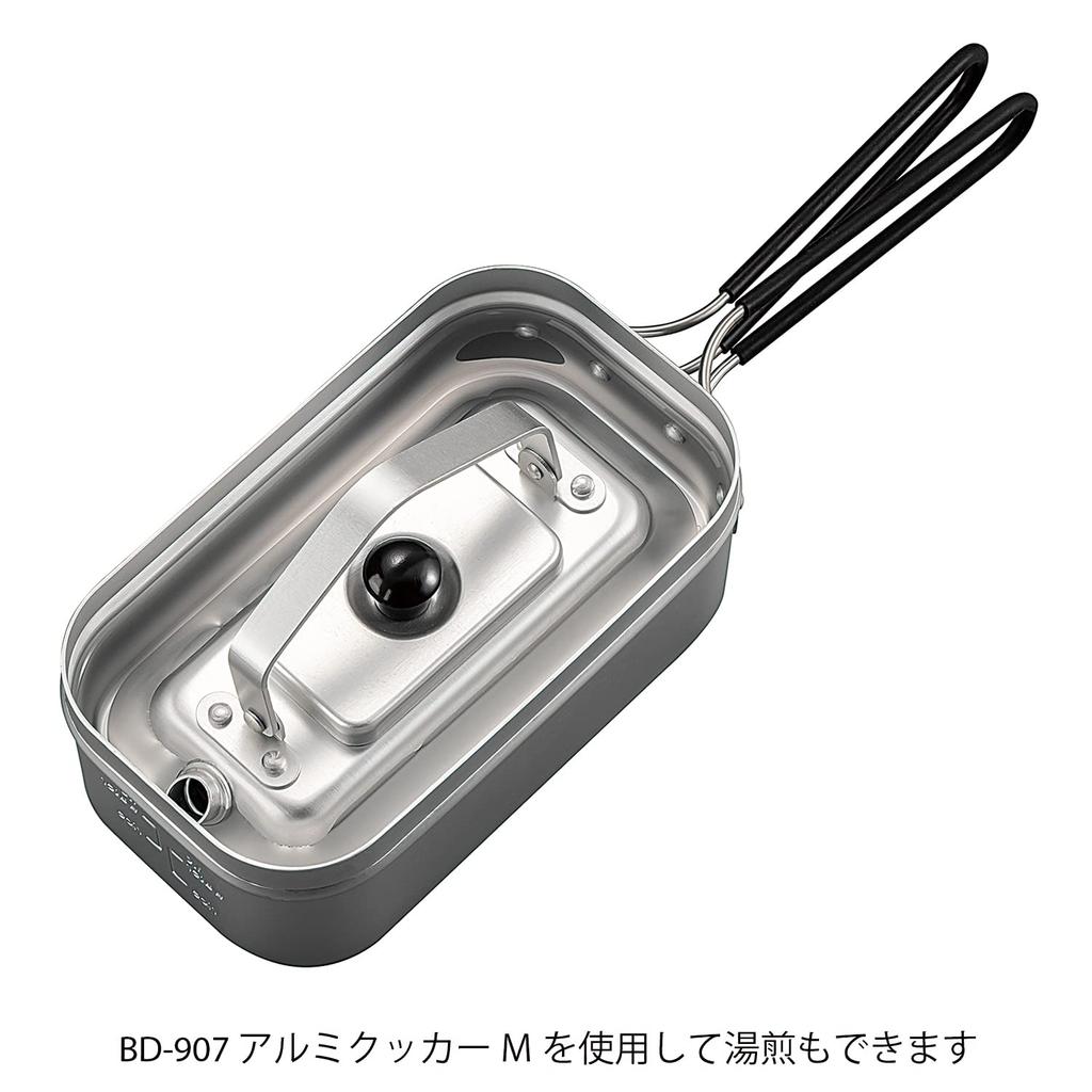 BUNDOK Алюминиевый чайник BD-906 Solo легкий 350 мл серебристый