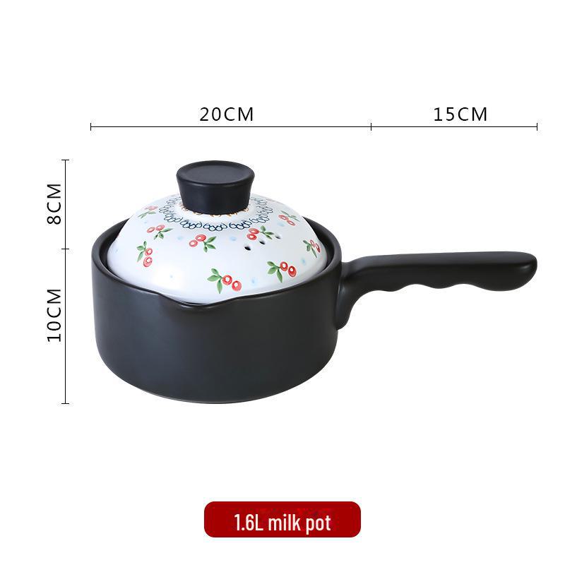 Керамическая жаропрочная кастрюля для тушения в домашних условиях