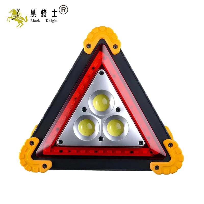 Multi-functional LED Car Warning Tripod Emergency Light - Portable, Long Battery Life, Red Light Repair Flashlight