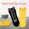 Mengqu Устройство для измерения стопы медвежонка для домашних младенцев 0-8 лет Дети Онлайн-покупки Обувь Внутренняя длина Инструмент для измерения длины стопы