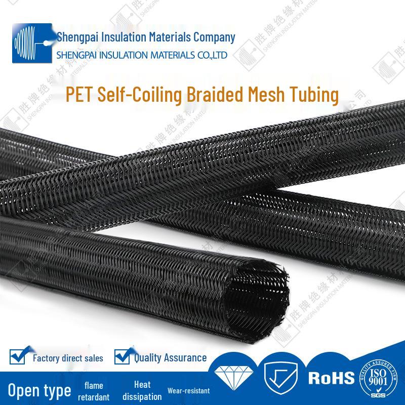 Eco-Friendly Nylon Braided Sleeving for Wire Protection - Breathable, Wear-Resistant, Heat-Dissipating.