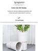 Large Ceramic Flower Pot with Tray for Indoors/Outdoors, Suitable for Succulents & Green Plants