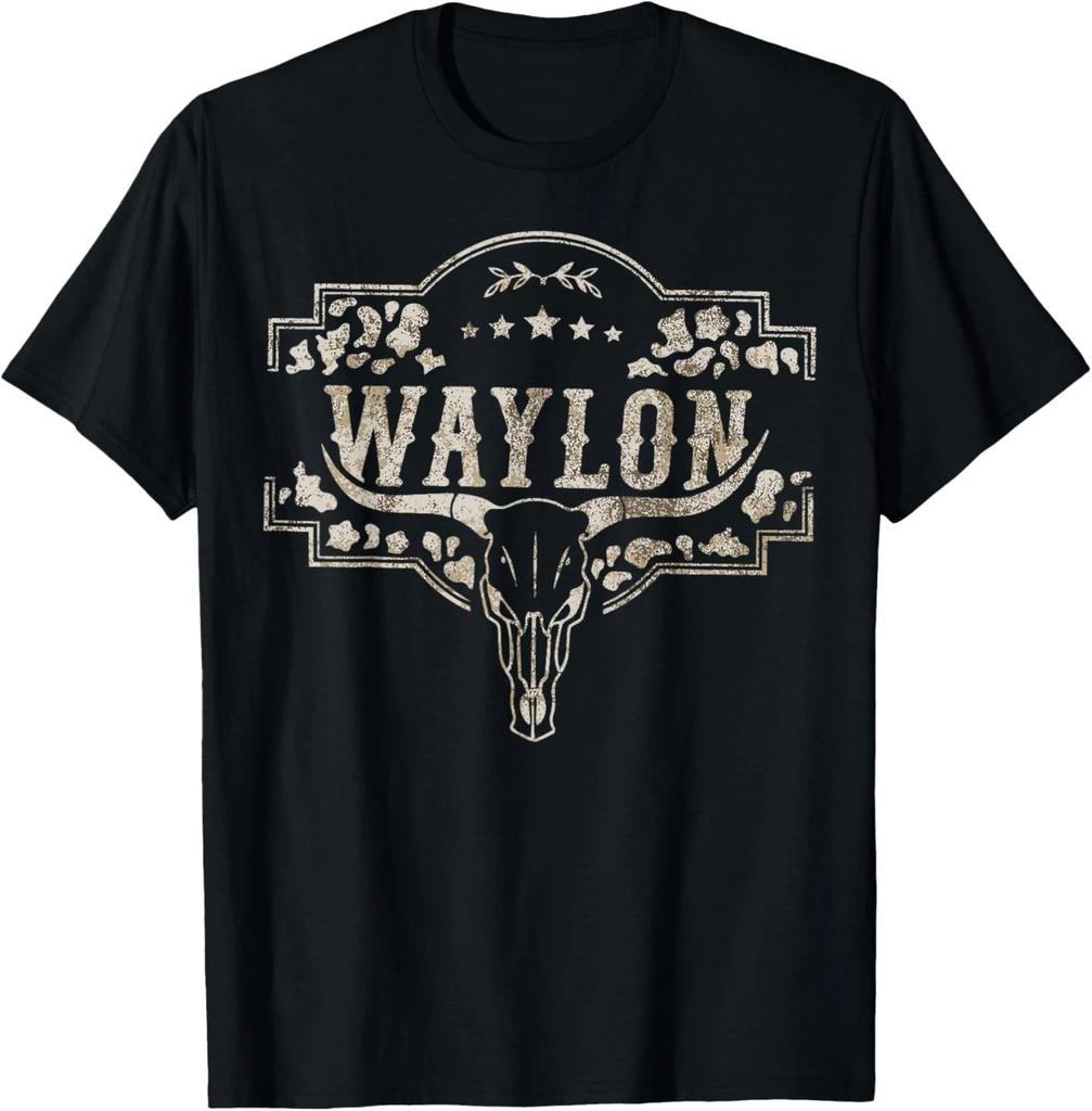 Винтажная футболка Waylon в подарок мужчинам и женщинам