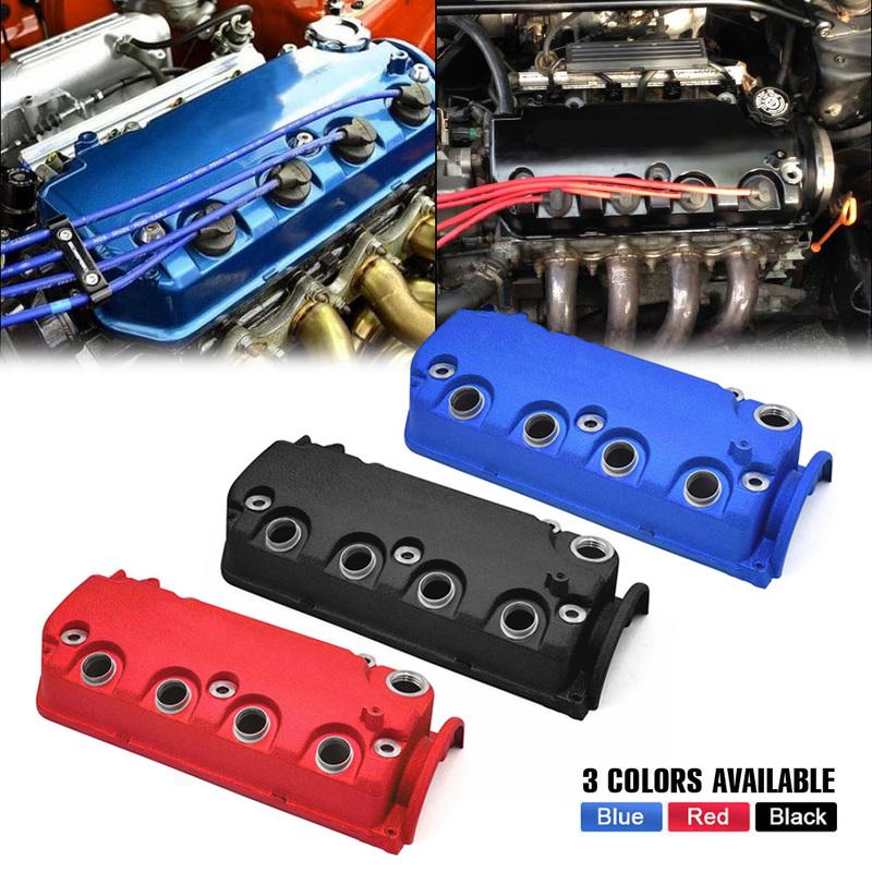 Car Racing Rocker Engine Valve Chamber Cover For 1996-2000 Honda Civic For Honda Civic D16Y8 D16Y7 VTEC SOHC With Logo