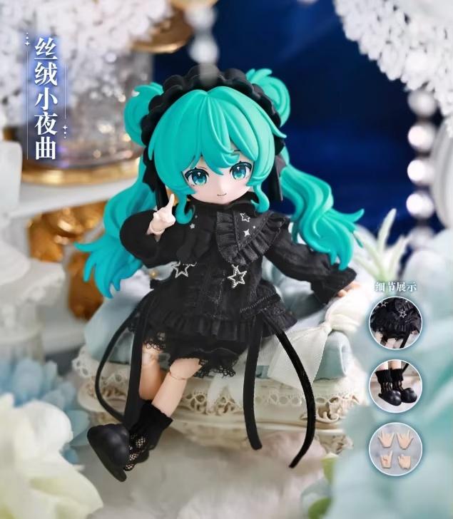 Оригинальная серия Hatsune Miku Vocaloid 14 см Кавайная BJD Декорация Аниме Фигурка Коллекция Подарки Игрушки