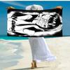 Personalized customized proof beach towel with Tomie Kawakami pattern - soft, absorbent,quick-drying,perfect swimming,camping&bathing
