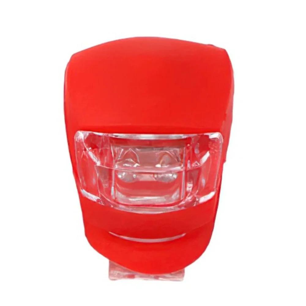 Bike Front Light Silicone LED Front Rear Wheel Bicycle Light Flash Safety Warning Light Waterproof Tail Lamp Bicycle Accessories