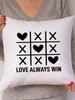 Наволочка Rainbow Love Wins для новой пары, декор для спальни, наволочка Love Tic Tac Toe, подушки для свадебного подарка Love 45*45 см