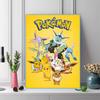 Pokemon Pattern  3pcs 100% Round Full Drill 5D DIY Diamond Painting Embroidery Cross Stitch Rhinestone Décor