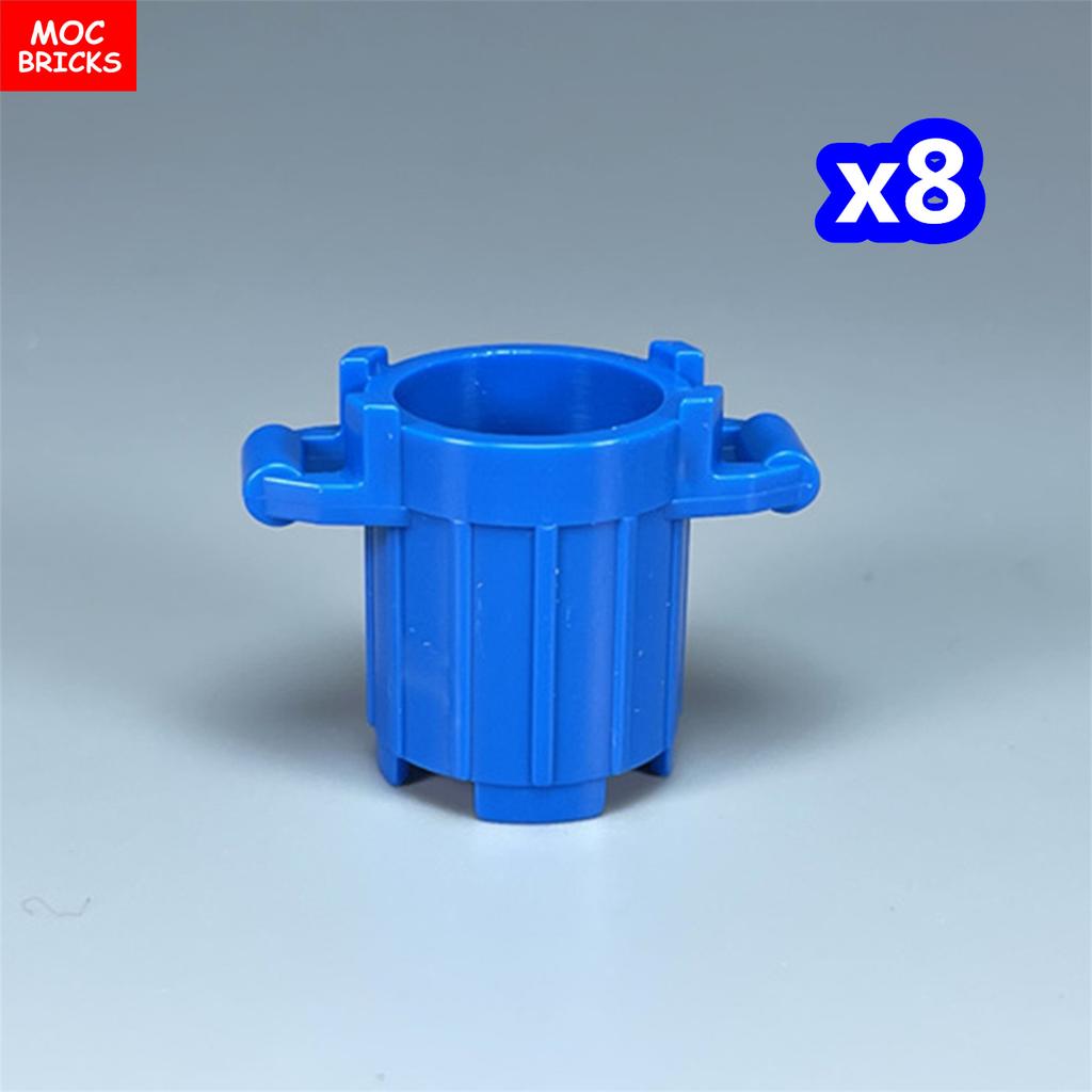 Серия контейнеров MOC Bricks Коробка для демонстрации Ведро Таз Горшок Упаковка Корзина Аксессуары Собранные Строительные Блоки Игрушки Подарок для Детей