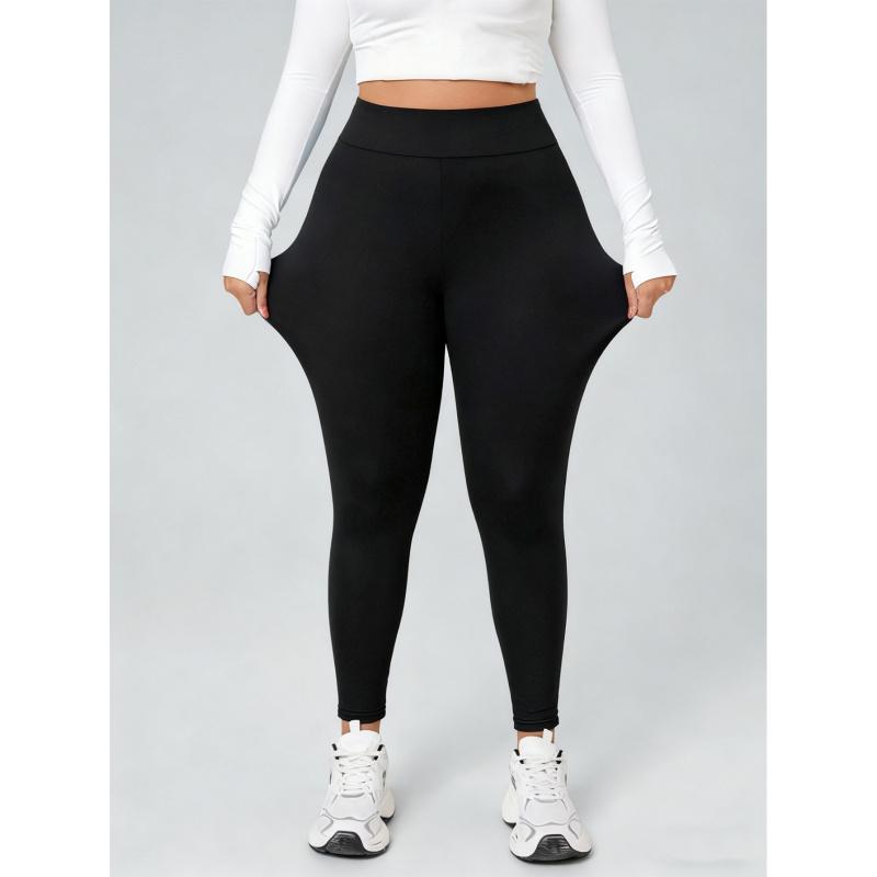 Женские леггинсы большого размера облегающего кроя, повседневные брюки, брюки облегающие бедра, узкие брюки