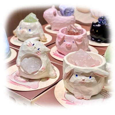 Слепая коробка «Кристальное животное» - Очаровательные смоляные фигурки, предназначенные для украшения рабочего стола, уникальная коллекционная игрушка и креативный подарок для всех