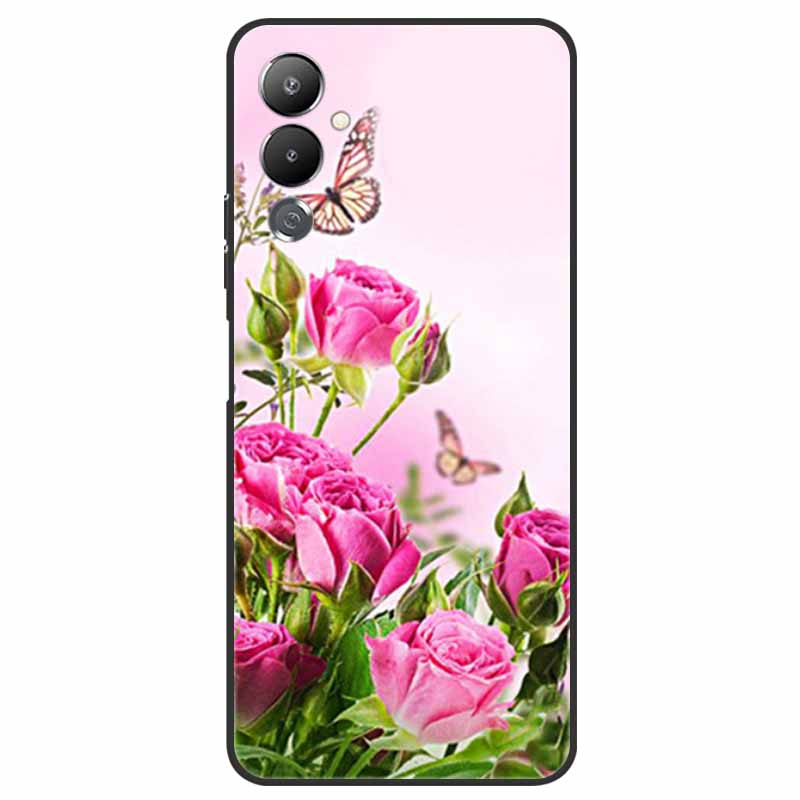 Чехол для Tecno Pova 4 LG7n Милый Модный ТПУ Силиконовый Чехол для Tecno Pova 4 Чехлы для Телефона Pova4 Ударопрочный Мягкий Чехол Funda Милый