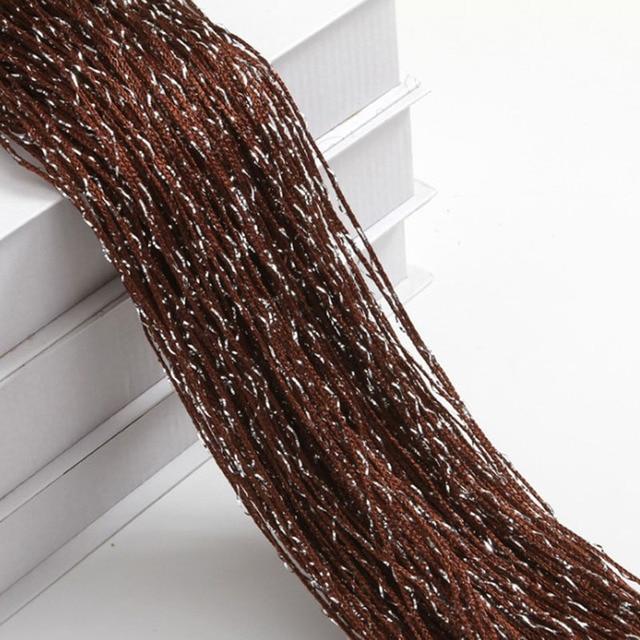 1x2M Shiny Tassel Silver Line String Curtain Valance Living Room Divider Wedding DIY Home Decor