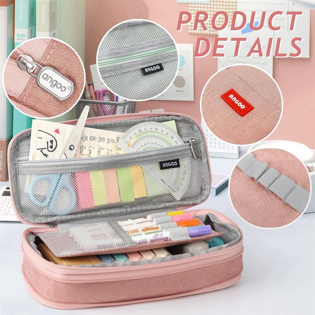Пенал большой емкости пенал сумка для хранения для студента девушки взрослого колледжа школьный органайзер