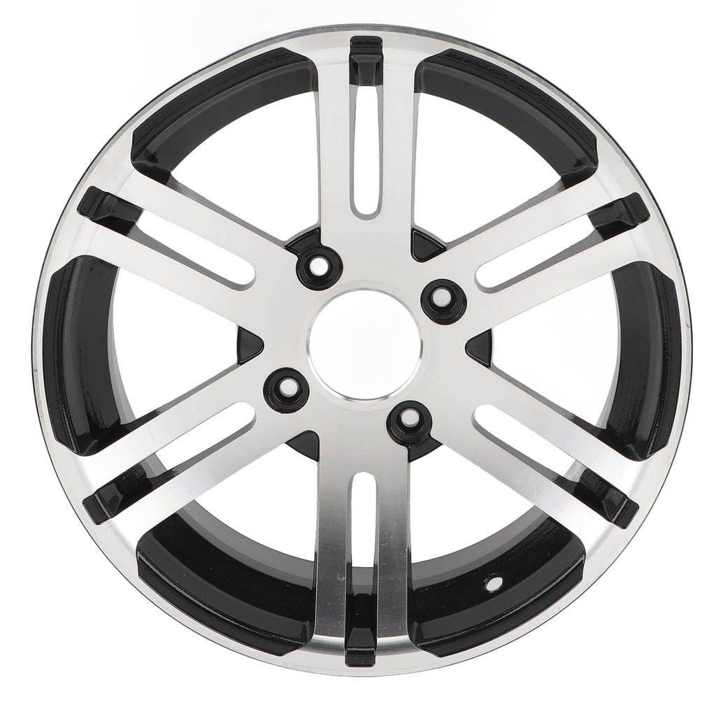 14in Wheel Aluminum Alloy High Strength Strong Construction Long Lifespan for Kart Cart