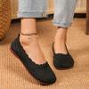Fashion Women's Shoes On Sale 2024 One Kick Women Flats Autumn Round Toe Breathable Mesh Solid Solft Sole Casual Flats Large Size Shoes