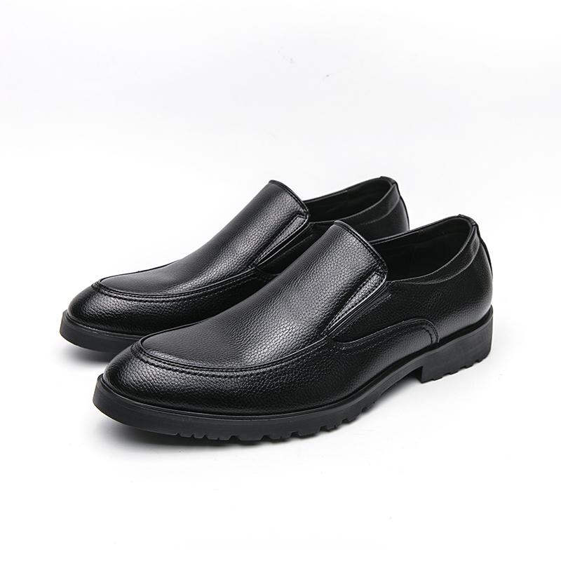 Fashion New High Quality Men's Leather Loafers Big Size 38-46 Slip-On Dress Shoes for Business & Casual Comfortable Soft Sole Shoes Men