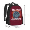 Save The Orangutans-Orangutan Conservation Pattern Design Bagpack School Bags Primate Save Orangutans Save The Orangutan Save