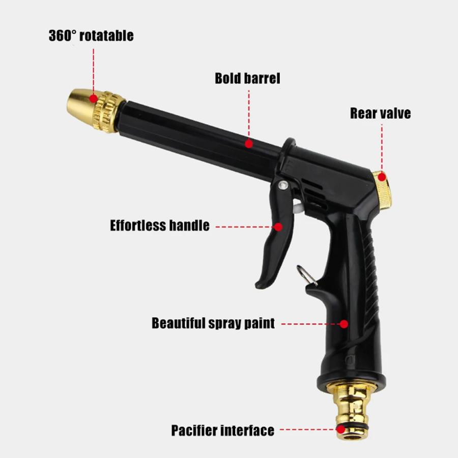 Водяной пистолет-распылитель высокого давления, шланг для полива сада, насадка-разбрызгиватель, набор инструментов для чистки автомобиля, автомойочные пистолеты
