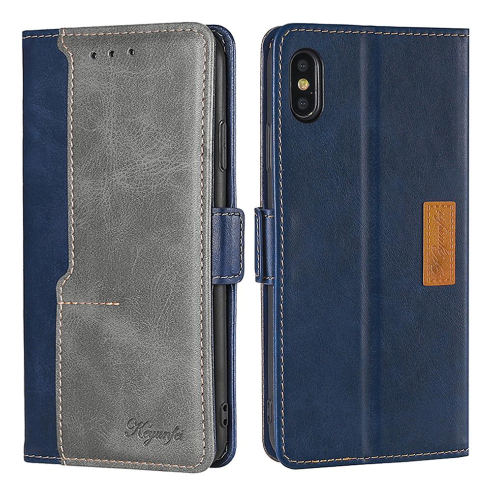 Splicing Flip Wallet Case For Huawei Honor 10X Lite 7A 8A 8S 9A 9S 9C P Smart 2021 Honor 50 SE P50 Pro PU Leather Cover Card Slot Phone Bumper