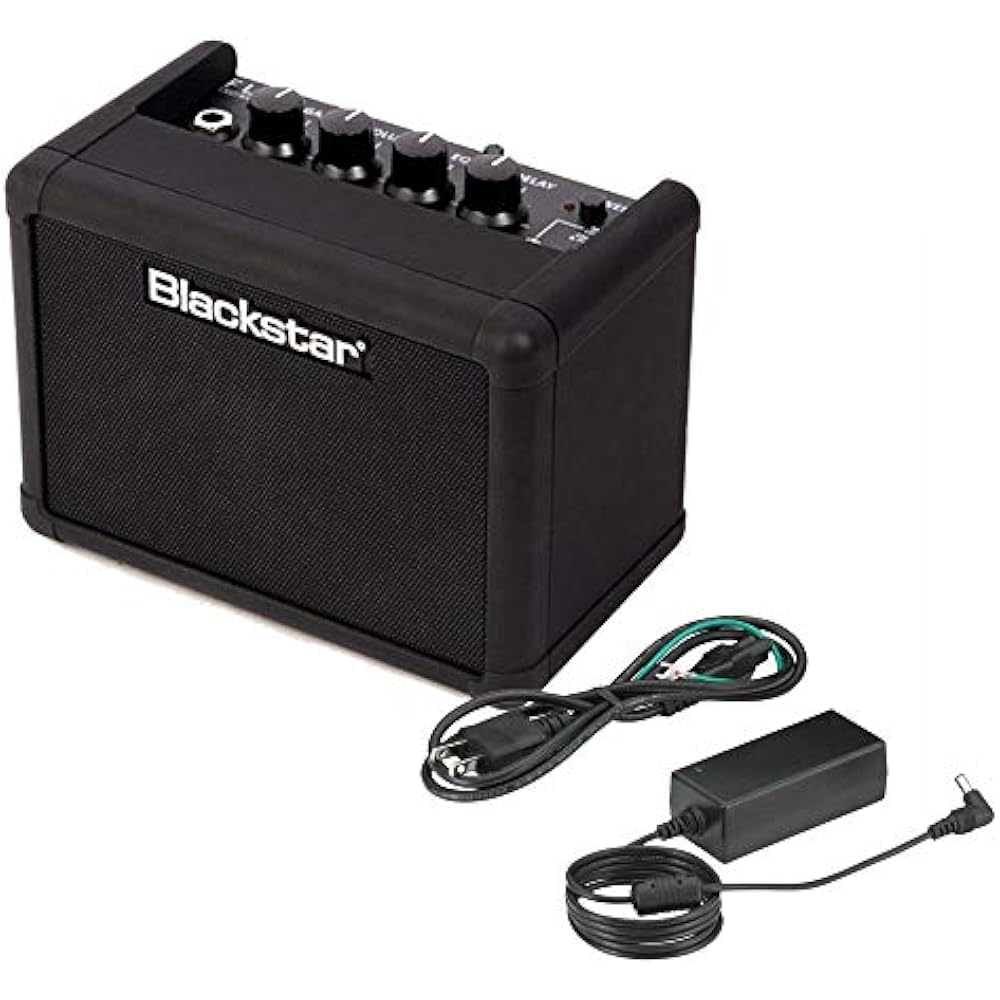 BLACKSTAR BLACKSTAR FLY 3 Bluetooth Mini Guitar Amp with Adapter Set Small Guitar Amps