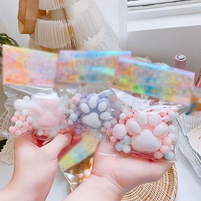 Новые Милые Игрушки Кошачья Лапка для Сжимания Мягкие Липкие Щипающие Кошачьи Лапки Забавный Подарок Игрушки для Снятия Стресса Расслабляющие Игрушки Игрушка для Сжимания