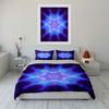 Glowing floral mandala pattern. Bedding sets Duvet cover sets Duvet covers Pillowcases(1 * Duvet Cover 2 * Pillowcases without duvet insert)
