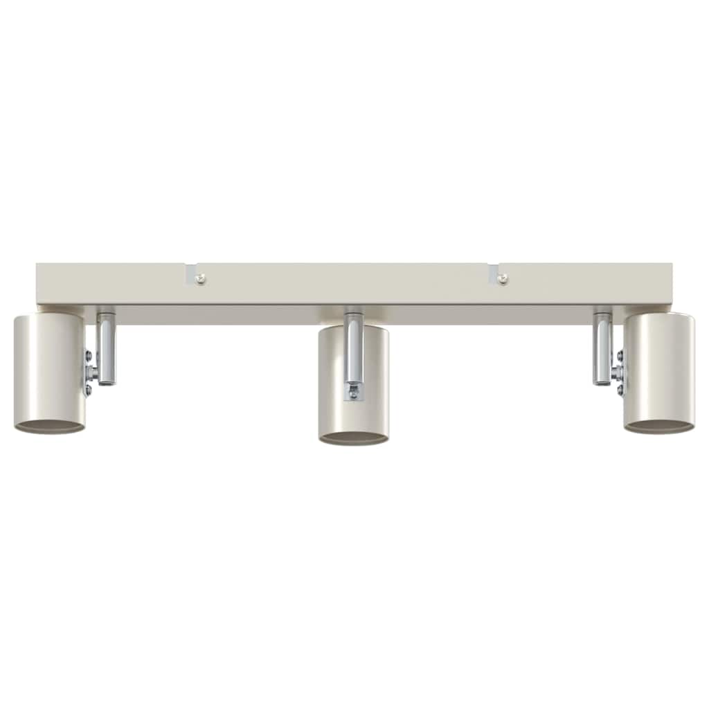 Ceiling Spotlight with Spotlights Nickel 38 x 6.5 x 11.5 cm Metal