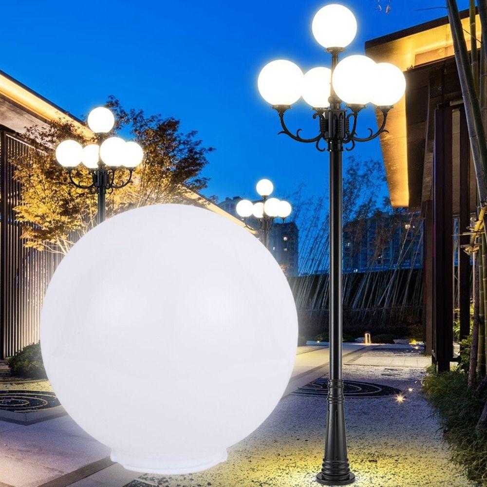 Decor Retro Style White Acrylic Lighting Fixtures Outdoor Lighting Wall Lamp Cover Landscape Light