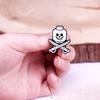 Fashionable And Cute Brooches, Cartoon Badges, Clothing Bag Brooches And Badges